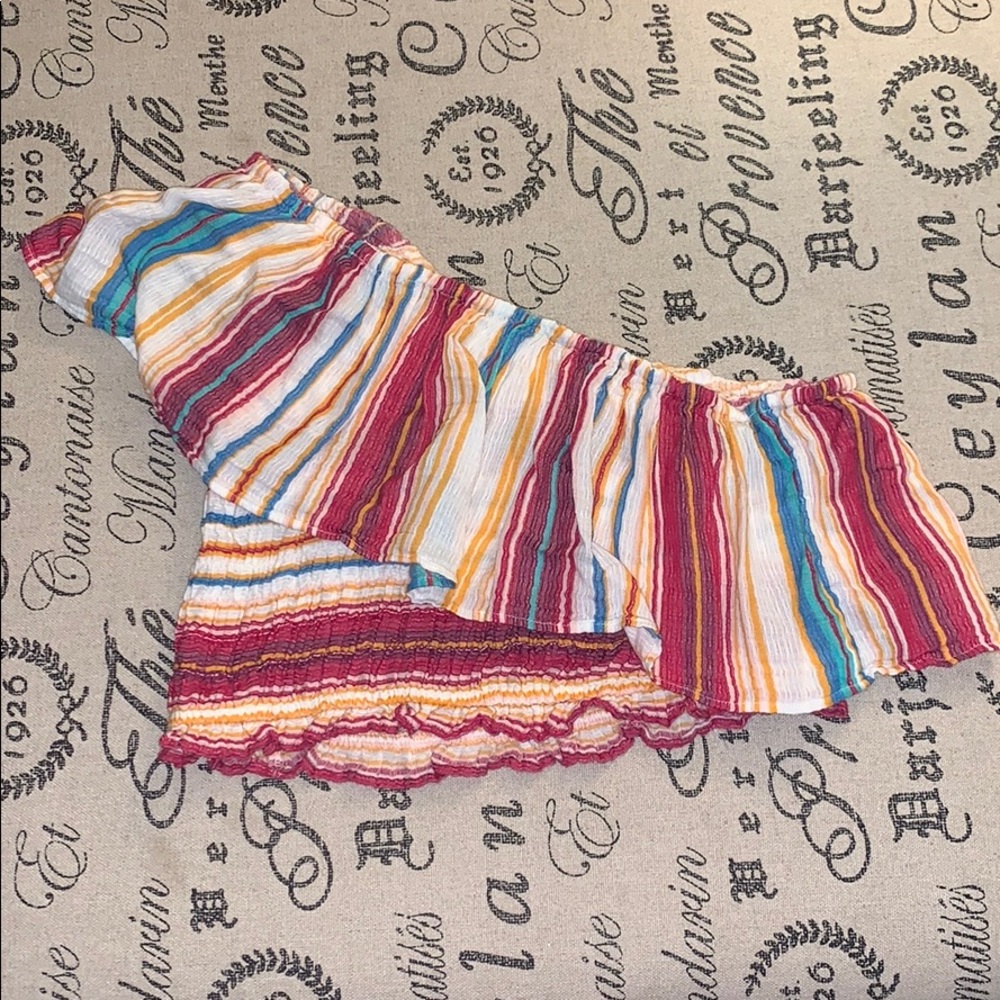 Off the shoulder crop top